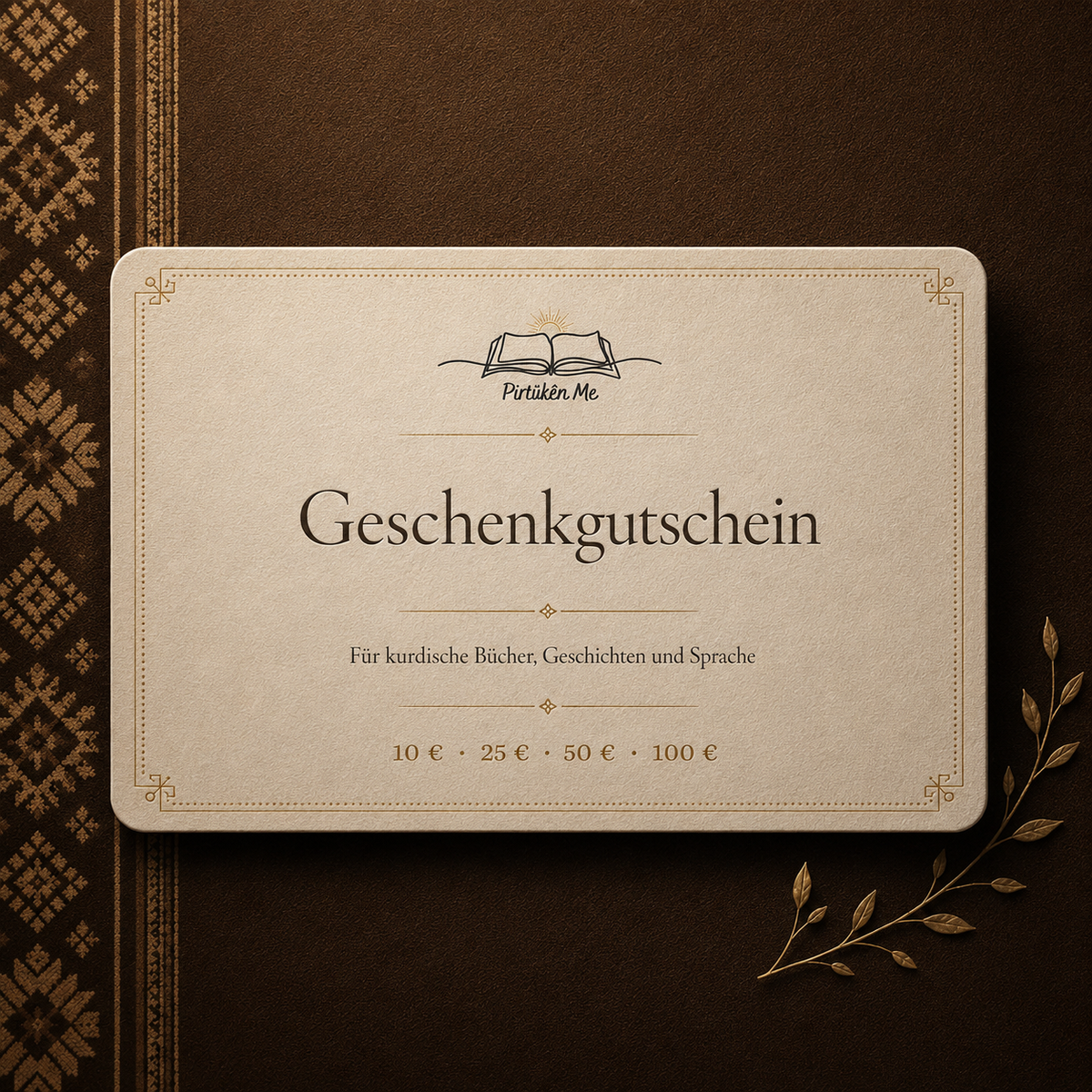 Pirtûkên Me - Geschenkgutschein